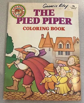 Vintage 1986 The Pied Piper Coloring Book Unused Playmore Inc 48 Pages • $8.95