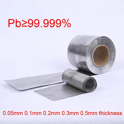 0.05x110x1000mm Lead Foil Lead With Lead Sheet Lead Coil Lead Plate • $30