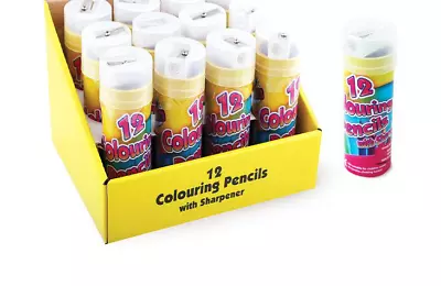 £6.99 • Buy Kids Artbox Half Size Colouring Pencils With Sharpener And CDU