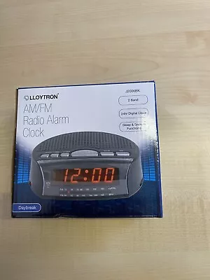 £11.95 • Buy Lloytron AM/FM Radio Alarm Clock LED Display Bedside With Sleep Timer And Snooze