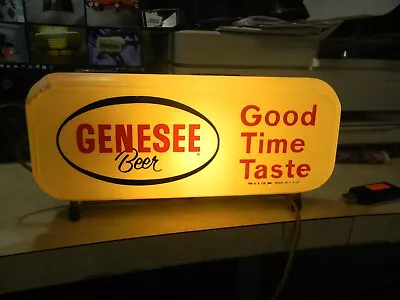 Genesee Beer Good Time Taste Bar Free Standing Light Up Sign • $75