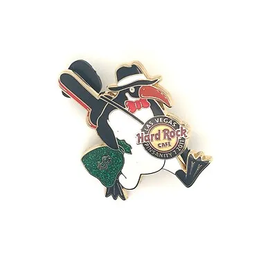 Hard Rock Cafe Las Vegas Pinsanity 2011 Penguin With Money Bag Pin (PZ1001418) • $15.99