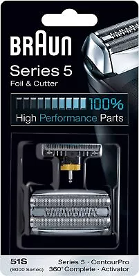 For BRAUN 51S 8000/SERIES 5- 590CC 590 570 550 8995 8985 Shaver FOIL+CUTTER SET • $29.99