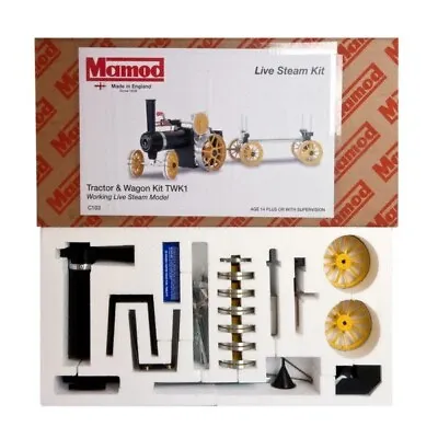 New Mamod 1400 Tractor Wagon Steam Kit Boxed (TWK1) • $865.01