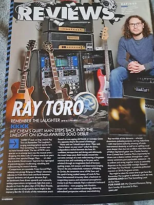 Ray Toro (My Chemical Romance) / SHVPES Full Page Poster/photo/review Article • £4.50