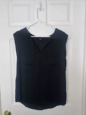 Mossimo Supply Co Women's Large Black Sleeveless Sheer Top 1275 • $7.97
