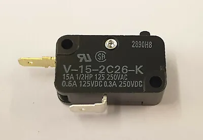 SHURFLO - V-15-2C26-K  Microswitch For SHURFLO Pump PIN PLUNGER SPST-NC 15A 250V • £5.39
