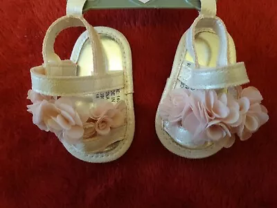 Baby Girls Pink Sandals Shoes 0-3 Months Brand Primark New With Tags • £2