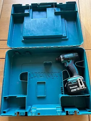 Makita DTD152 Impact Driver 1 X 5.0AH Battery & 1 X Makita Case • £21