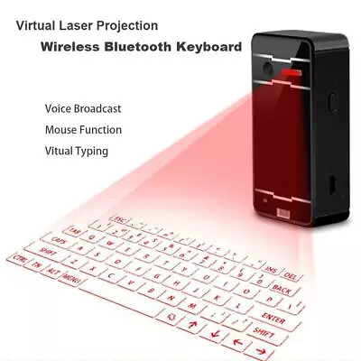 Innovative   Laser Bluetooth Wireless Keyboard For Tablet Laptop PC • £32.27