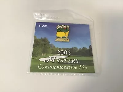 Masters Golf 2005 Official Commemorative Pin New On Card Augusta National • $23.77