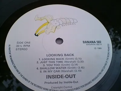 Rare New Wave Uk Lp Inside Out Looking Back Rare Banana Label Ex+ Cat Banana 502 • £15
