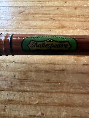 Vintage Shakespeare Bamboo Spinning Rod • $40