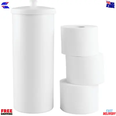 Kent Free Standing Toilet Paper Roll Holder For Bathroom Storage - White • $38.44