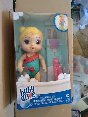 Baby Alive Splash 'n Snuggle Baby Blond Doll  • $14