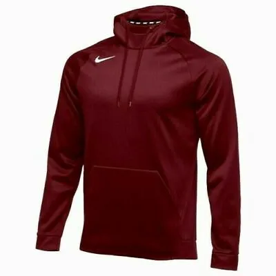 New Men’s Nike Therma Dri-fit Pullover Hoodie Sweatshirt!!! In Maroon White!!!!! • $44.95