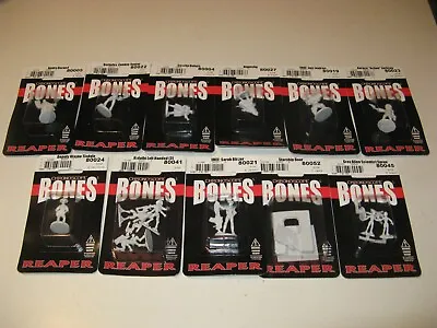 $40.86 • Buy Reaper Bones Chronoscope Minis Lot Of 11 NEW Zombie Hunter,nightslip,deputy+
