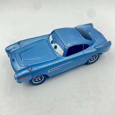 Disney Pixar Cars 2 Finn McMissile 1:55 Diecast Rare Mattel Metallic Blue • £5.99