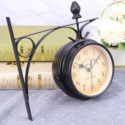 Clock For Home Decor Decor Steampunk Station Unique Wall Clocks Vintage Room • $37.68