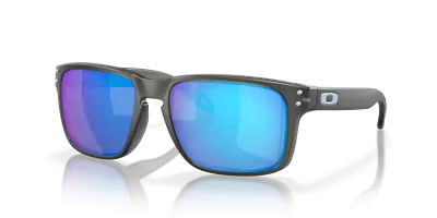 Sunglasses Oakley Holbrook Matte Grey Smoke Prizm Sapphire Polarized OO9102-X5 • £114