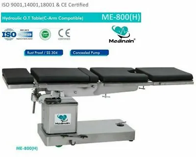 C-Arm Compatible Hydraulic Operation Theater Table ME -800 H ( HYDRAULIC ) Table • $2950