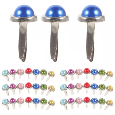 50 Pcs Metal Brads Craft Brads Fasteners Embellishments Brads Scrapbooking Brads • $8.83