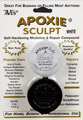 Apoxie Sculpt - 2 Part Modeling Compound (A & B) - 1/4 Pound Apoxie Sculpt For  • $40.29