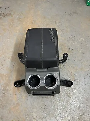 2008-2010 SUPER DUTY F250 F350 F450 Black LEATHER CENTER CONSOLE • $750