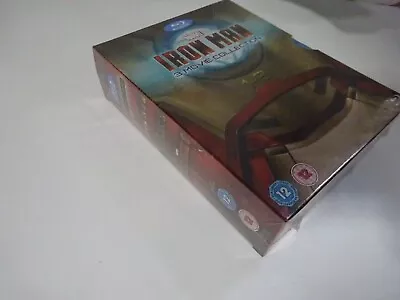 IRON MAN 1-3 [Blu-ray Set] The Complete Marvel Trilogy 1 2 3 Collection Avengers • £18