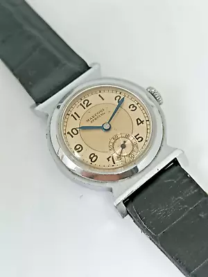 BEAUTIFUL ORIGINAL MARCONI SPECIAL BY ROLEX MANUAL WIND SWISS WATCH FROM Ca 1940 • $1499