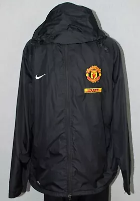Manchester United Jacket Storm Fit Football Player Issue DHL Nike Mens Size XL • $71.99
