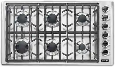 Viking 5 Series VGSU53616BSS 36 Inch Professional 5 Series Gas Cooktop • $2695