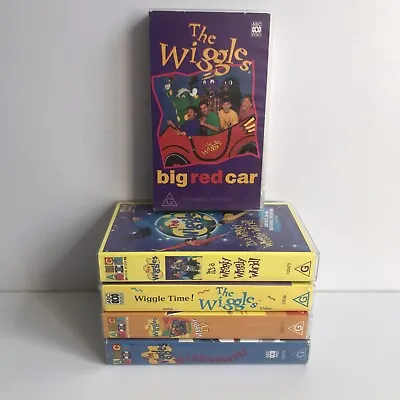The Wiggles (5 VHS Cassettes) ABC Kids Family Original PAL GC • $110