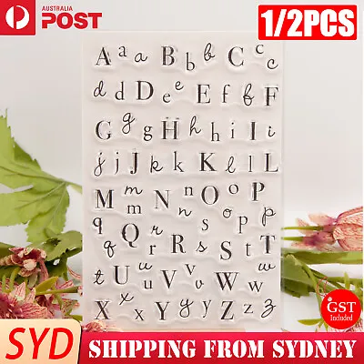 $4.65 • Buy Fondant Cake Alphabet Letter Cookies Biscuit Stamp Embosser Mold Cutter Decor AU
