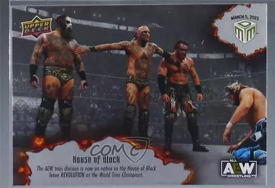 2023 Upper Deck AEW Match Dated Moments Revolution Silver Moment #7 • $3.42