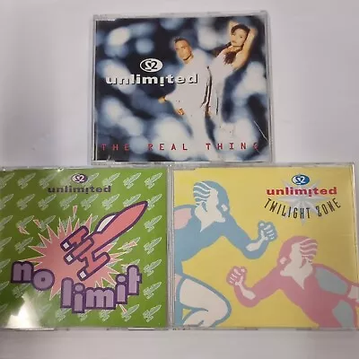 3x 2 Unlimited CD Singles • £5