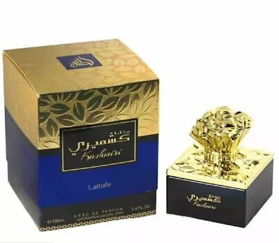 £15.99 • Buy Mukhallat Kashmiri By Lattafa 100ml EDP Halal Spray Perfume ORIGINAL NEW Unisex