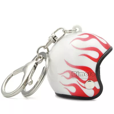 1Pcs Motorcycle Helmet Key Chain Bike Key Ring Gift Chain Ring Key Mini • $6.09