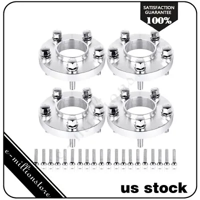 4Pcs 20mm Thick 5x112 66.6mm 12x1.5 Studs Wheel Spacers Adapters Fits Mercedes • $70.99
