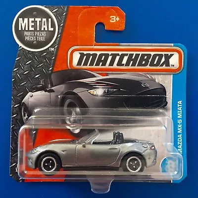 2017 Matchbox JDM SILVER 2015 MAZDA MX-5 MIATA SPORTS Convertible On Short Card! • $13.95