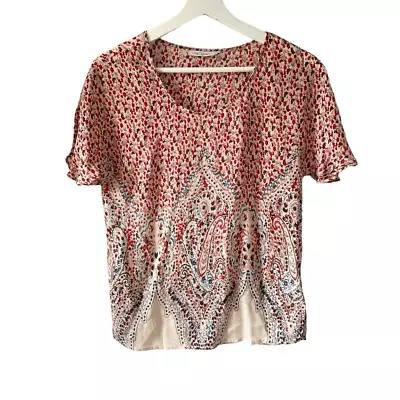 Mes Demiselles Alonzo Silk Top • $95