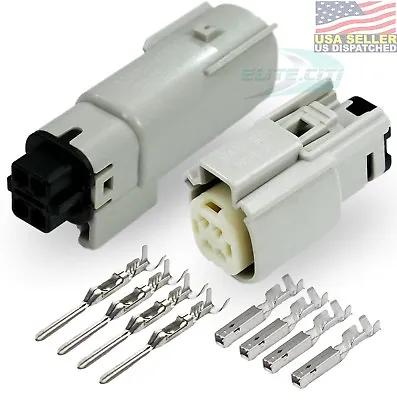 Molex GREY 4 Pin Wire Connector Harley Waterproof Sealed Kit MX150™ • $15.75