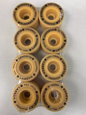 Vintage Roller Skate Wheels Labeda Elegant Freestyle Wheels 56mm • $39