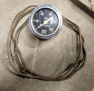 $20 • Buy Vtg Stewart Warner Oil Pressure Gauge