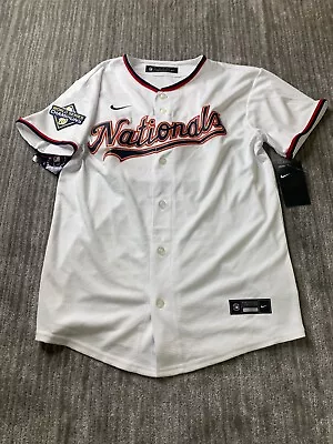 Nike Washington Nationals Stephen Strasburg Youth L Jersey World Series Champion • $59.95