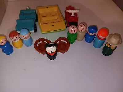Huge Vintage Fisher Price Little People Lot! People Dog And More • $16