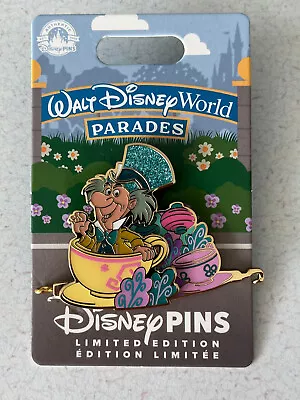 MAD HATTER  PARADE  Disney Pin 2024 Limited Edition  New On Card • $18.95