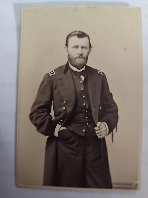 Civil War Cdv Of General Ulysses S Grant • $119.99