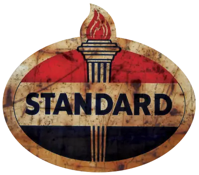 Standard Oil Co Rusty Vintage Look Distressed Vinyl Decal Sticker 3.5  - 2for1  • $3.99