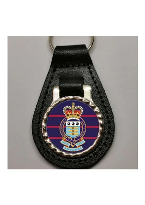 £4.95 • Buy Royal Army Ordnance Corps Military Army Leather Pear Drop Shape Key Ring